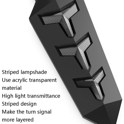 1 Pair VS6-6 Motorcycle LED Steering Tail Lamp 12V Flow Water Light Turn Lamp, VS6-6