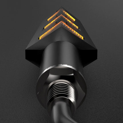 1 Pair VS6-6 Motorcycle LED Steering Tail Lamp 12V Flow Water Light Turn Lamp, VS6-6