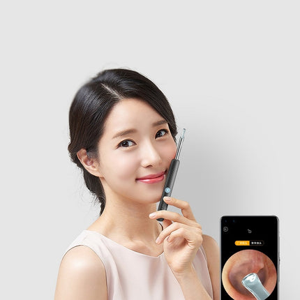Bebird R1 High-Definition Endoscope Luminous Visual Ear Picking Tool, R1-Classic Black, R1-Moon White