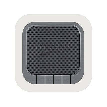 MUSKY Wireless Bluetooth Speaker Bedside Alarm Clock Touch Sensor Night Lamp Mini Speaker, Colorful Light, White Light