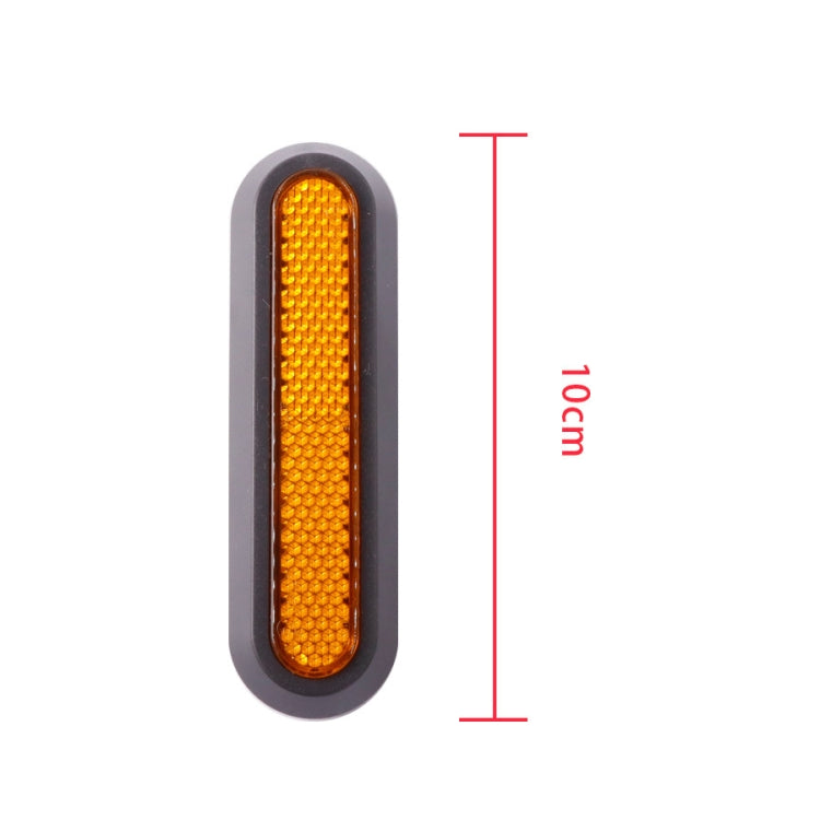 Electric Scooter Wheel Four-way Side Decorative Cover With Reflective Strips & Screws For Xiaomi Mijia 1S / Pro 2