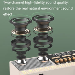 Manovo V1 Desktop White Noise Sleep Aid Speaker Home Alarm Clock Bluetooth Speaker