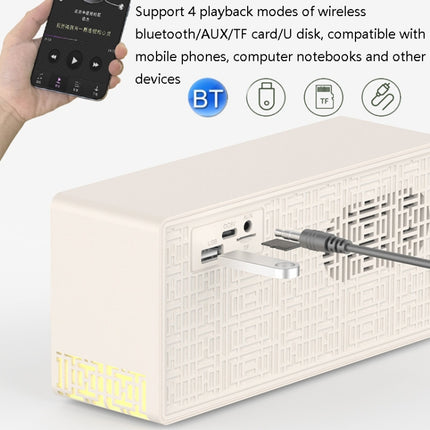 Manovo V1 Desktop White Noise Sleep Aid Speaker Home Alarm Clock Bluetooth Speaker