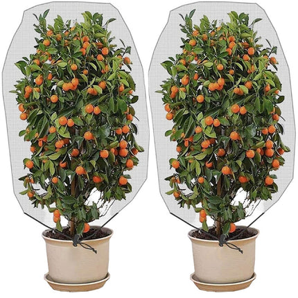 Plant Insect Cover Net With Drawstring Greenhouse Fruit Tree Bird Cover, 1x0.7m, 1x1.2m, 1x1.4m, 1.2x1.4m, 1x1.5m