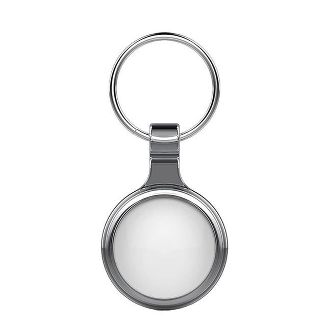 T1 Intelligent Bluetooth 5.0 Locator Bidirectional Alarm Tracker with Keychain, White, Black