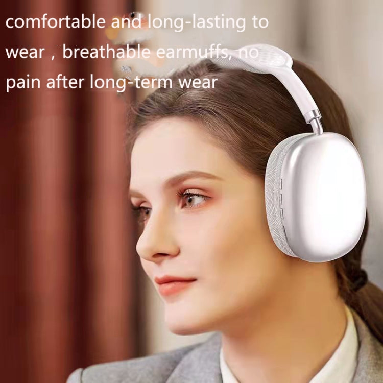 P9 Bluetooth 5.1 Subwoofer Wireless Headset Support AUX / TF Card, P9 (White), P9 (Red), P9 (Green), P9 (Blue)