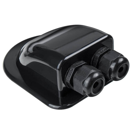 Solar Photovoltaic Plastic Bracket ABS Photovoltaic Car Roof Waterproof Junction Box, White, Black
