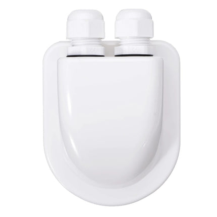 Solar Photovoltaic Plastic Bracket ABS Photovoltaic Car Roof Waterproof Junction Box, White, Black