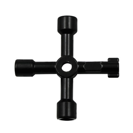 Elevator Water Meter Valve Cross Key Inner Triangle Wrench, Style: A Black, A Black, A Blue, B Silver, D Silver Center Six-side/Square Hole, E Silver, F Silver, D Silver Center Double-sided Square Hole