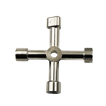 Elevator Water Meter Valve Cross Key Inner Triangle Wrench, Style: A Black, A Black, A Blue, B Silver, D Silver Center Six-side/Square Hole, E Silver, F Silver, D Silver Center Double-sided Square Hole