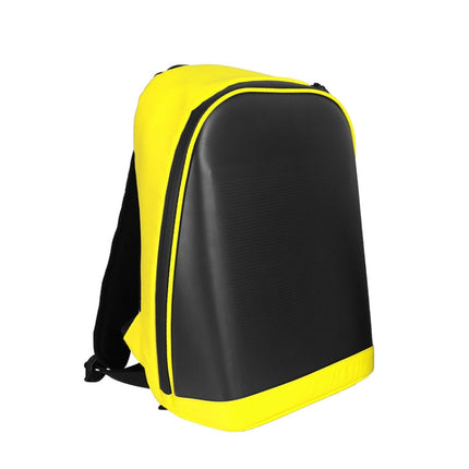 LED Display Backpack Smart Advertising Screen Waterproof PU Backpack