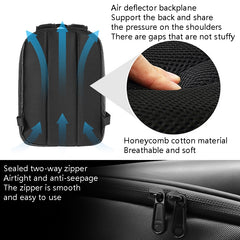 LED Display Backpack Smart Advertising Screen Waterproof PU Backpack