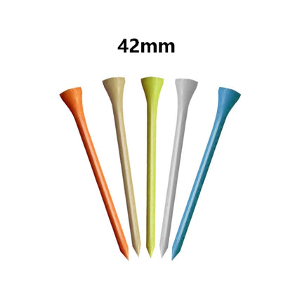 40 PCS PGM QT003 Golf TEE Golf Wooden Ball Holder, Random Color Delivery, 40PCS 42mm Holder, 40PCS 54mm Holder, 40PCS 70mm Holder, 40PCS 83mm Holder