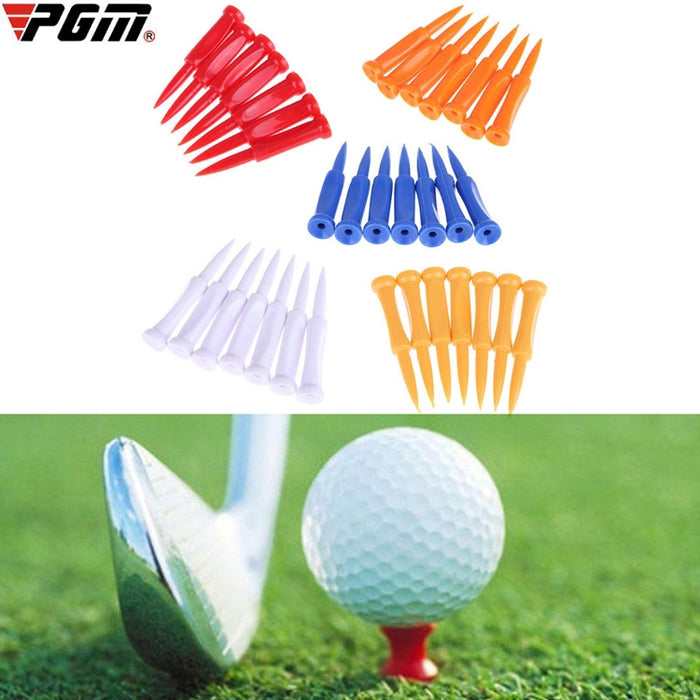 60 PCS PGM QT012 Golf Ribbon Needle Golf Plastic Ball TEE, Random Color Delivery, Specification:, 31mm, 37mm, 43mm, 51mm, 57mm, 68mm
