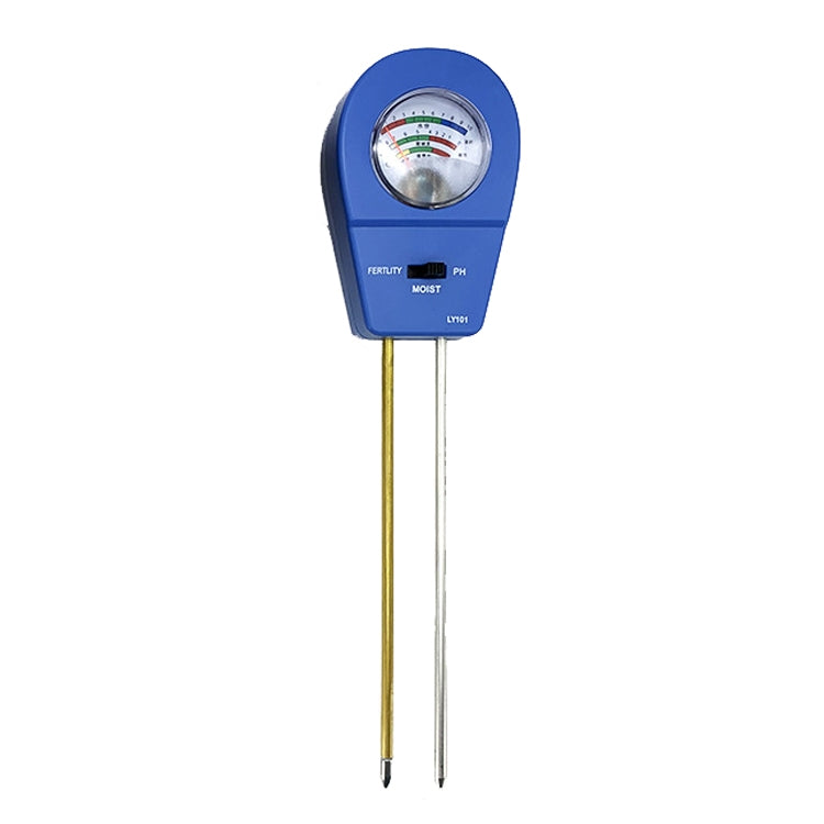 LY101 Flower And Grass Soil Detector PH Cantoneal Alkalin Testor, Green, Blue, Black
