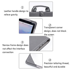 Funda protectora para portátil estilo libro, para MacBook de 12, 13 y 14 pulgadas