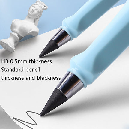 5 PCS No Ink No Need To Sharpen Drawing Sketch Pen Not Easy To Break Erasable HB Writing Pencil, Black, Red, Yellow, Green, Blue, White, Makaron Yellow, Makaron Green, Makaron Blue, Makaron Pink, Makaron Purple, Pink