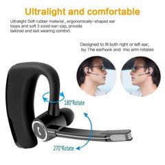 Lymoc V8S Business Bluetooth Wireless Earphone Car Bluetooth V4.1 Phone Handsfree MIC Music for iPhone Xiaomi Samsung