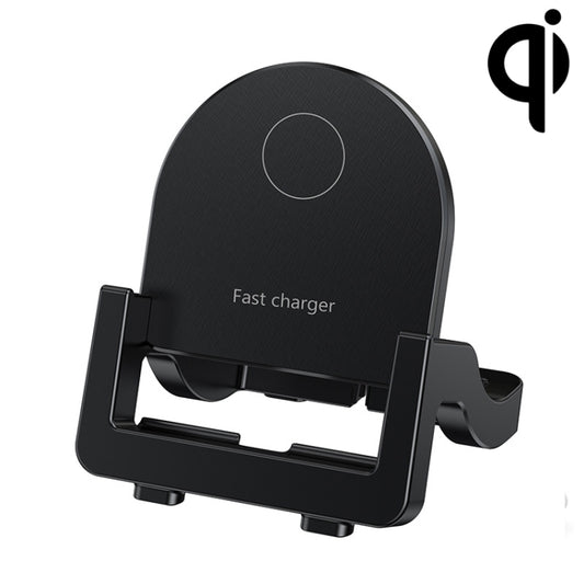 KH-18 15W Vertical Wireless Fast Charger with Phone Holder, Black, White