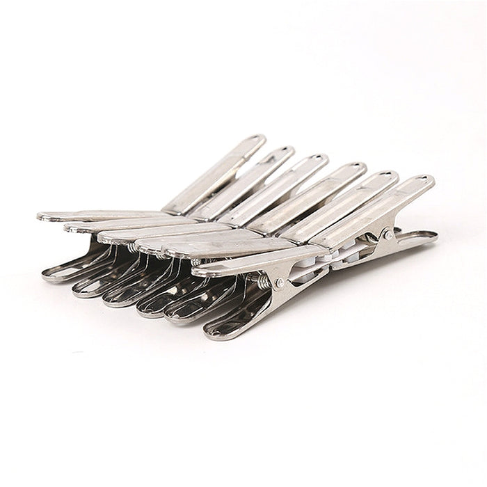 20 PCS Multifunctional Stainless Steel  Laundry Folder Peg Clothes Storage Clip, Clothes Storage Clip