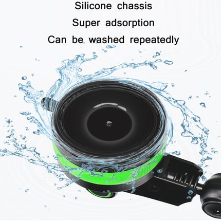 Car Diamond Suction Cup Mobile Phone Holder, Green, Black