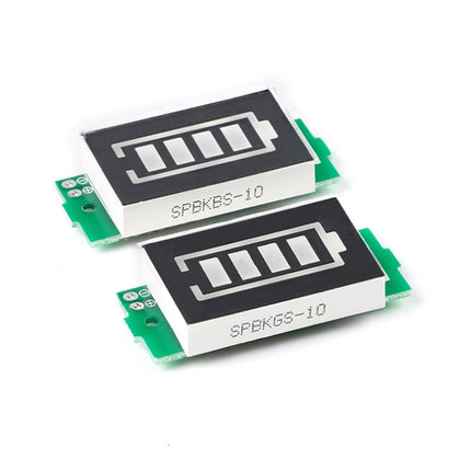 Lithium Battery Fuel Gauge Display Module, Green, Blue