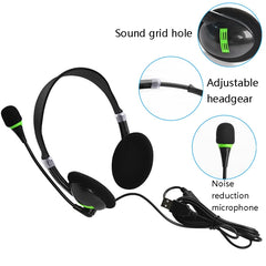 USB440 Universal USB Computer Cable Head Wearable Electricity Music Voice Headphones