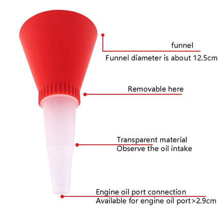 Car Plus Oil Funnel Tool Oil Filling Machine, A Version, B Version