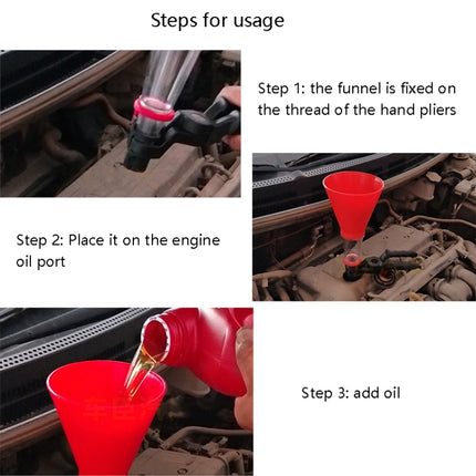Car Plus Oil Funnel Tool Oil Filling Machine, A Version, B Version