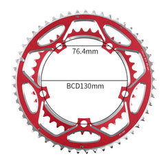 WEST BIKING YP0719273 Road Bike 56T-44T Double-Disc Aluminum Alloy Gears