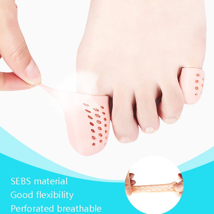 With Hole Toe Set High Heels Anti-Wear Anti-Pain Toe Protective Cover, XS, S, M, L