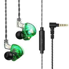 QKZ AK6 PRO HiFi Subwoofer In-Ear Wired Headphones with Mic, Colorful, Black, White, Green