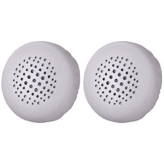 2 protectores auditivos con diseño de panal de abeja para auriculares Jabra Evolve 20se/30II/40/65+/75+, color negro y gris