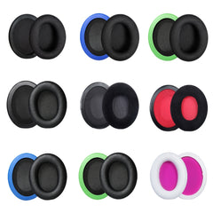 2pcs Headset Earmuffs For Kingston HyperX, Black Mesh, Black Mesh+Blue, Black Mesh+Green, Black Protein Skin, Black Velvet, Black+Red Velvet, Black+Blue Protein Skin, Black+Green Protein Skin, White+Rose Red, Black Splicing, Black Ice Silk