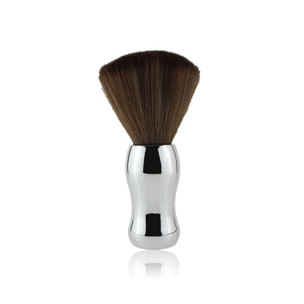 Electroplating Broken Hair Brush Haircut Neck Cleaning Brush, Four-section Gold, Four-section Silver, Four-section Gradient Purple, Round Handle Silver, Round Handle Gold, Round Handle Gradient Yellow, Round Handle Gradient Yellow Purple���������������...