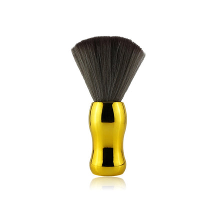 Electroplating Broken Hair Brush Haircut Neck Cleaning Brush, Four-section Gold, Four-section Silver, Four-section Gradient Purple, Round Handle Silver, Round Handle Gold, Round Handle Gradient Yellow, Round Handle Gradient Yellow Purple���������������...