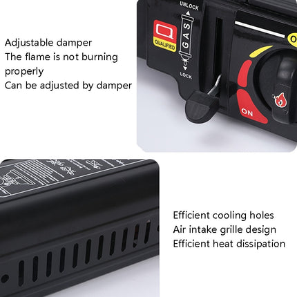 YANCHUAN Outdoor Portable Gas Stove, Style:, Single-use, Dual-use