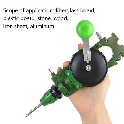 Hand-Operated Hole Puncher Glass Hand-Held Sharpener Household Tool, Hand-Operated Hole Puncher
