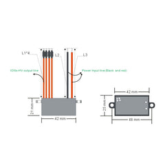 Anion Air Purifier Negative Ion Generator Module, AC 220-240V, AC 110-130V, DC 12V