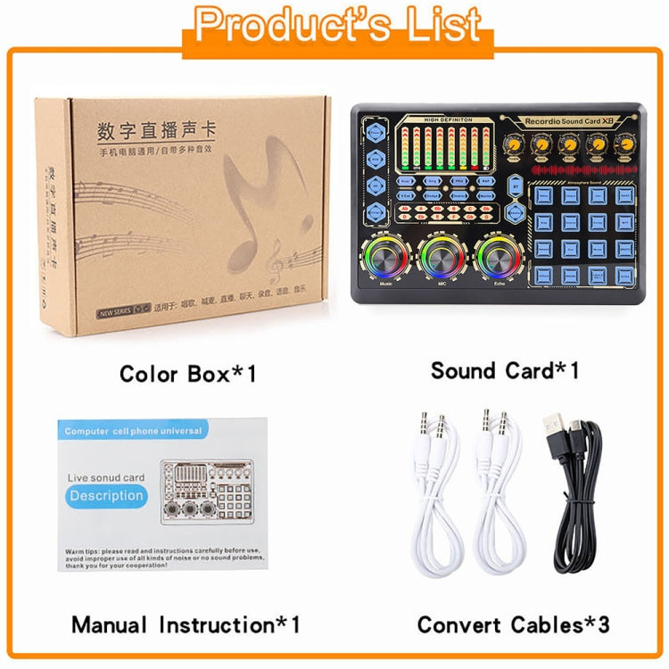 Live Microphone Equipment Sound Card