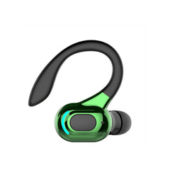 F8 Bluetooth 5.1 Ear-Mounted Stereo Wireless Sports Earphone, Single Earphone (Black+Green), Single Earphone (Black), Single Earphone (White), Single Earphone (Black+Red), Single Earphone (Black+Blue)