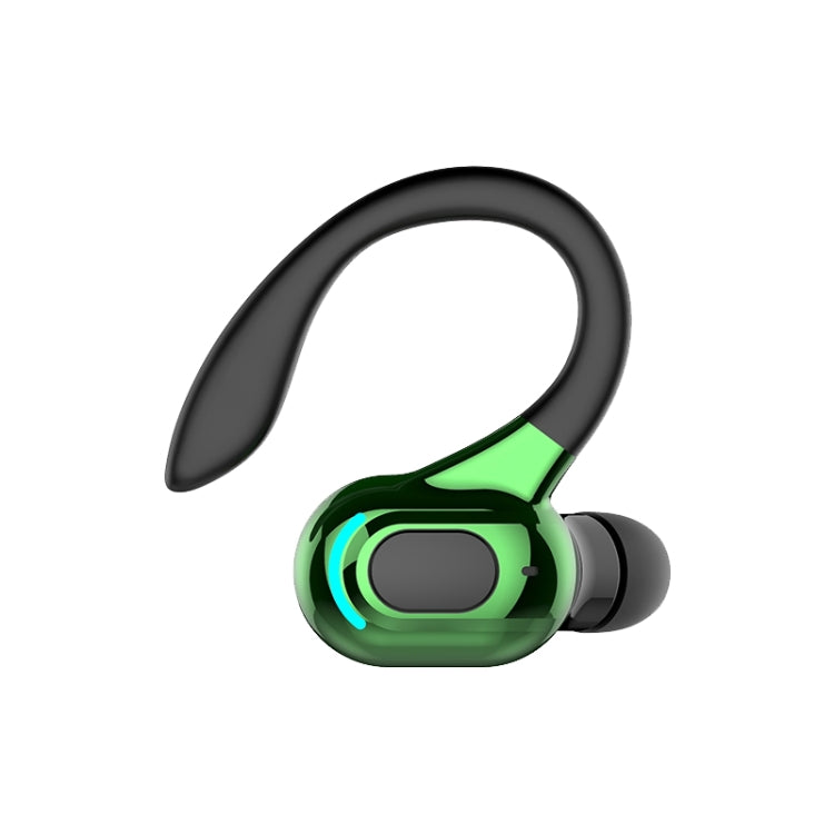 F8 Bluetooth 5.1 Ear-Mounted Stereo Wireless Sports Earphone, Single Earphone (Black+Green), Single Earphone (Black), Single Earphone (White), Single Earphone (Black+Red), Single Earphone (Black+Blue)