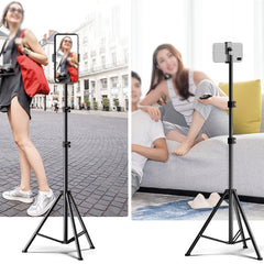 ZF0111 Live Floor Mobile Phone Holder, Style:, 2.1m Stand+Phone Clip, 1.6m Stand+Phone Clip, 1.2m Stand+Phone Clip, 0.5m Stand+Phone Clip