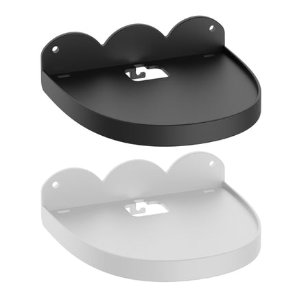 2 piezas de soporte de pared para Amazon Echo Dot 4, blanco y negro