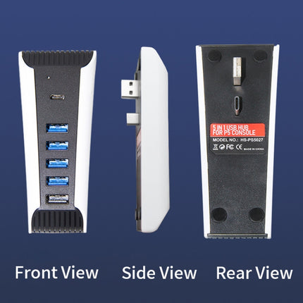 5 in 1 USB HUB For PS5 Console