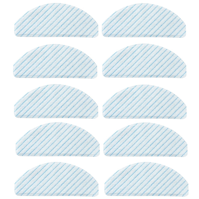 10 PCS Rag Mop Cloths For Ecovacs Deebot T8 Series