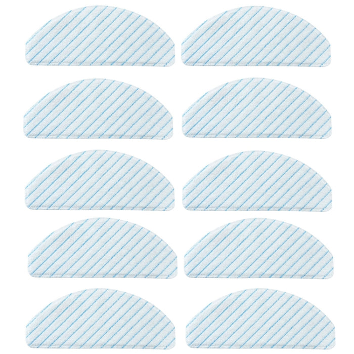 10 PCS Rag Mop Cloths For Ecovacs Deebot T8 Series, 10 PCS Rag