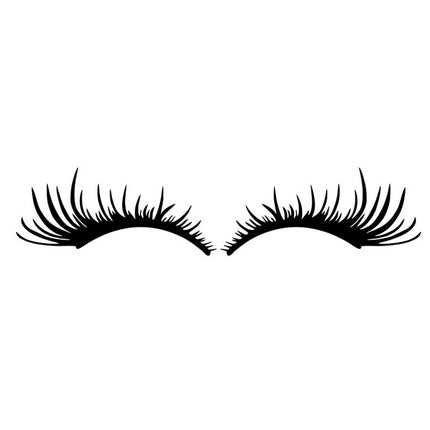 1pair Car Big Lamp Eyebrow Sticker Sexy Eye Eyelash Car Sticker