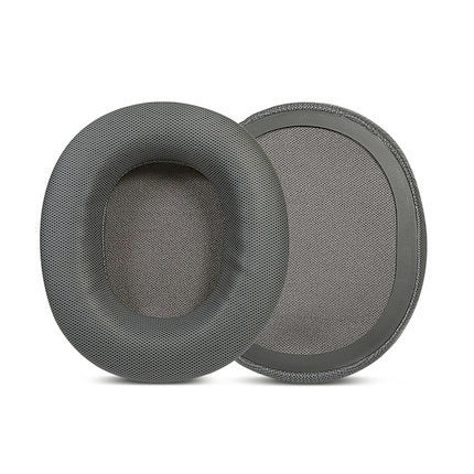 2 Stück Schaumstoff-Headset-Pad für Steelseries Arctis Pro / Arctis 3 / 5 / 7 (Schwarz-Graues Leder), TBD0601869701B, TBD0601869701C, TBD0601869701D, TBD0601869701E, TBD0601869701F, TBD0601869701G, TBD0601869701H, TBD0601869701J, TBD0601869701A