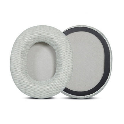 2pcs Sponge Headset Pad for Steelseries Arctis Pro / Arctis 3 / 5 / 7(Black Grey Leather)